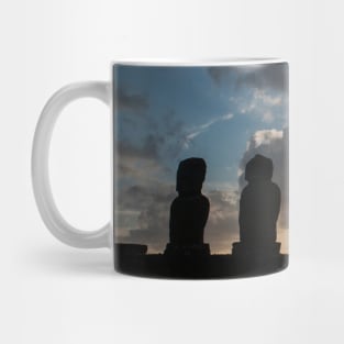 Moais at Sunrise Mug